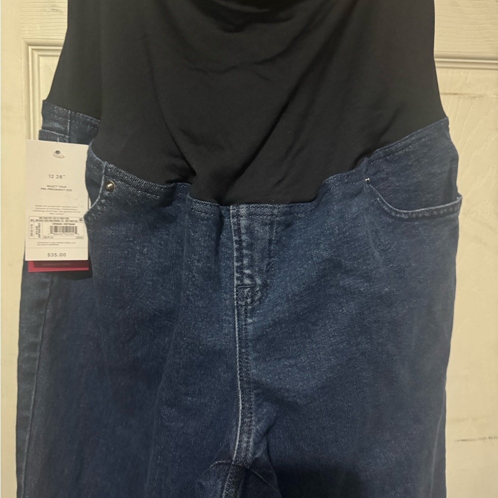 Isabel Maternity by Ingrid & Isabel Blue Straight Leg Jeans